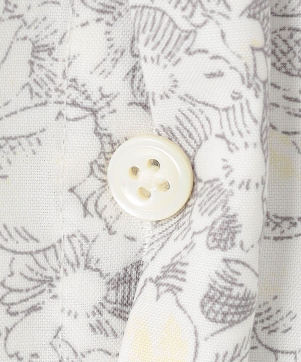 J.PRESS LADIES 【洗える】ポリエチレンスパンブロードフラワープリント ブラウス 