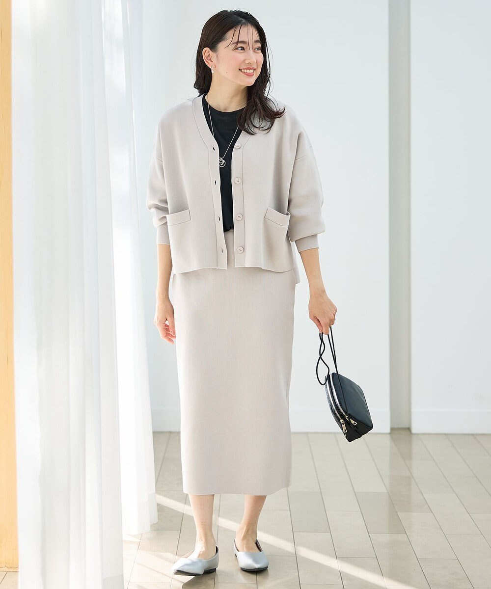 ANY L ミラノリブニットカーディガン 