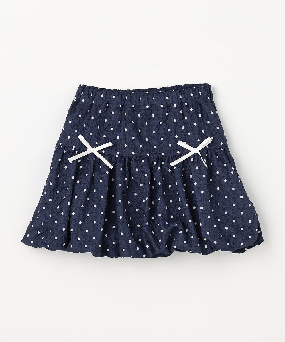 ANY KIDS 【洗濯機可能】バルーン ドットスカート 