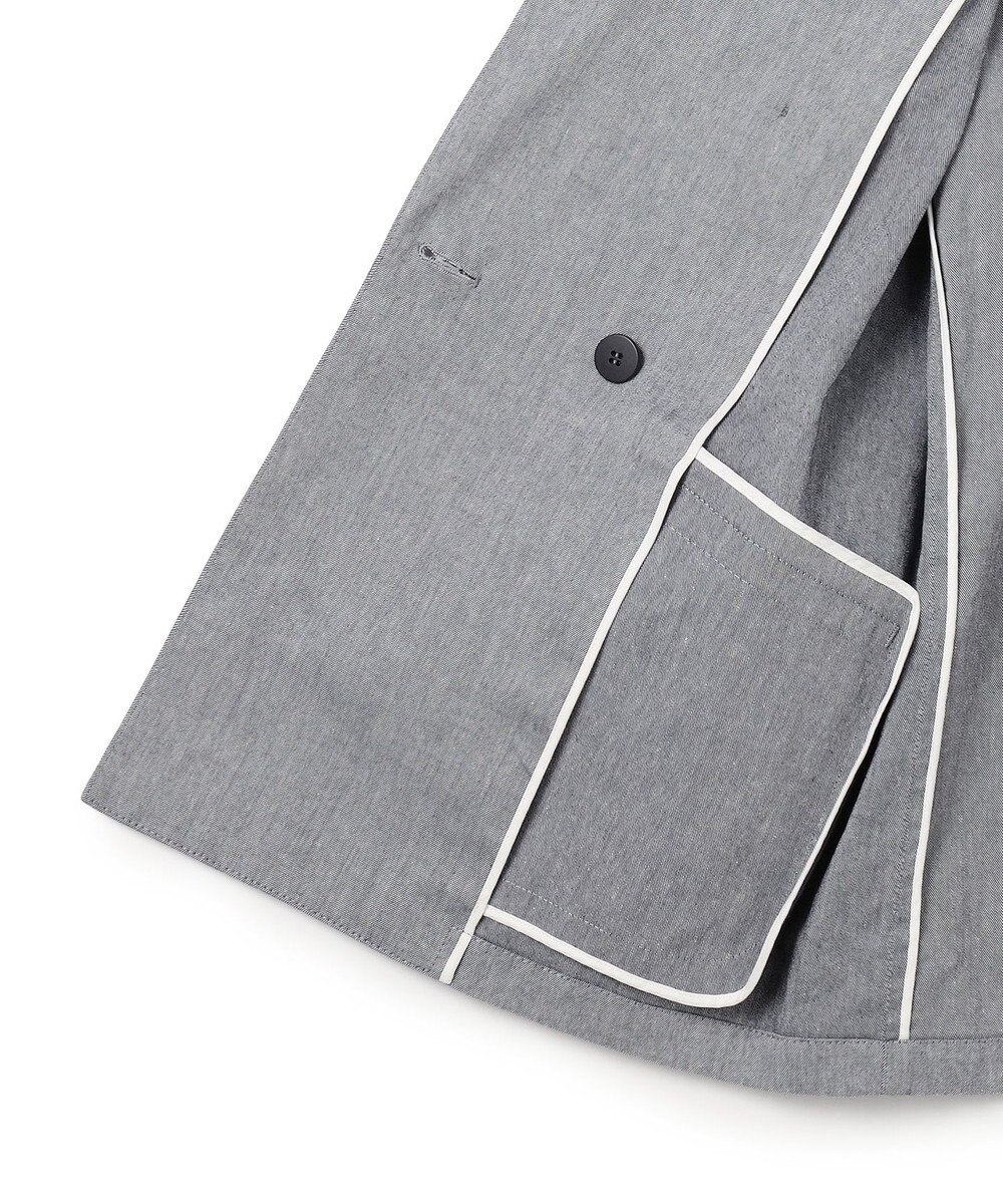 23区 L 【先行予約】スラブツイルストレッチ オーバーサイズ ダブルジャケット 