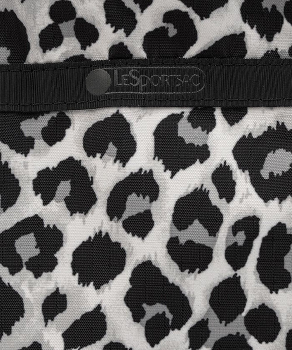 LeSportsac E/W CITY DRAWSTRING BAG??? /アップタウンレオパード/ブラック 