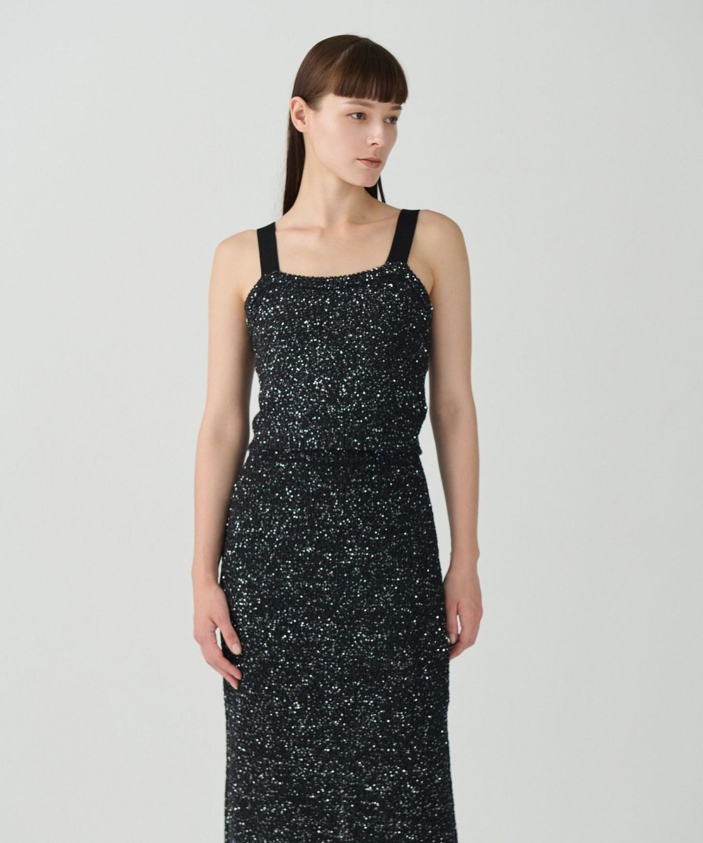 GRACE CONTINENTAL シャイニーニットキャミ 