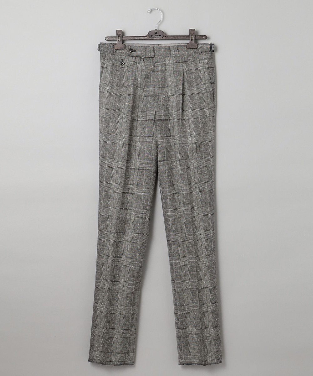 GOTAIRIKU 【CANONICO】ヴィンテージトラウザースGRAY CHECK （1タック） パンツ グレー系4