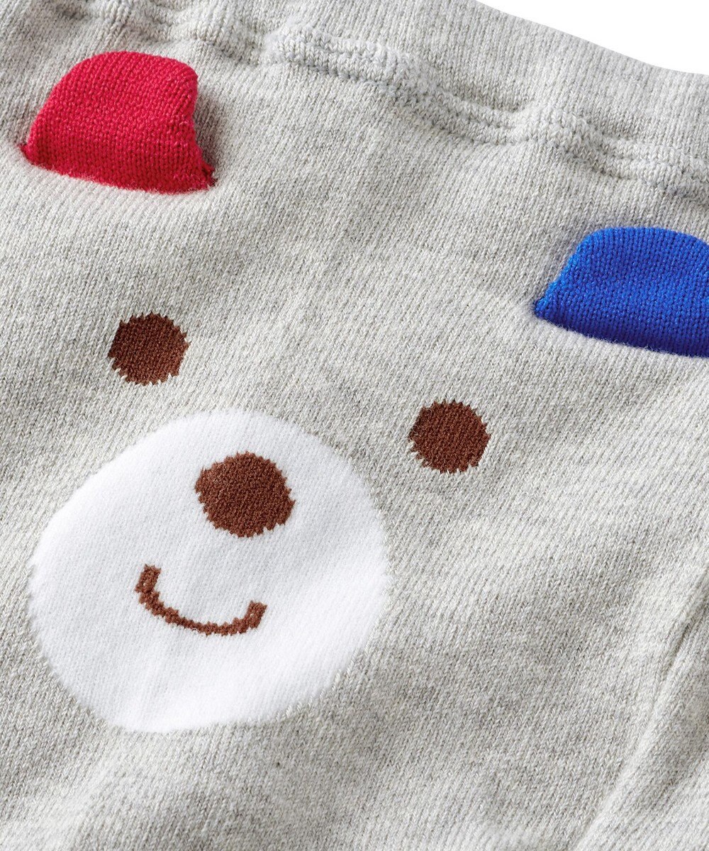 MIKI HOUSE HOT BISCUITS 【70-100cm】 顔ドン のびのび ベビースパッツ 