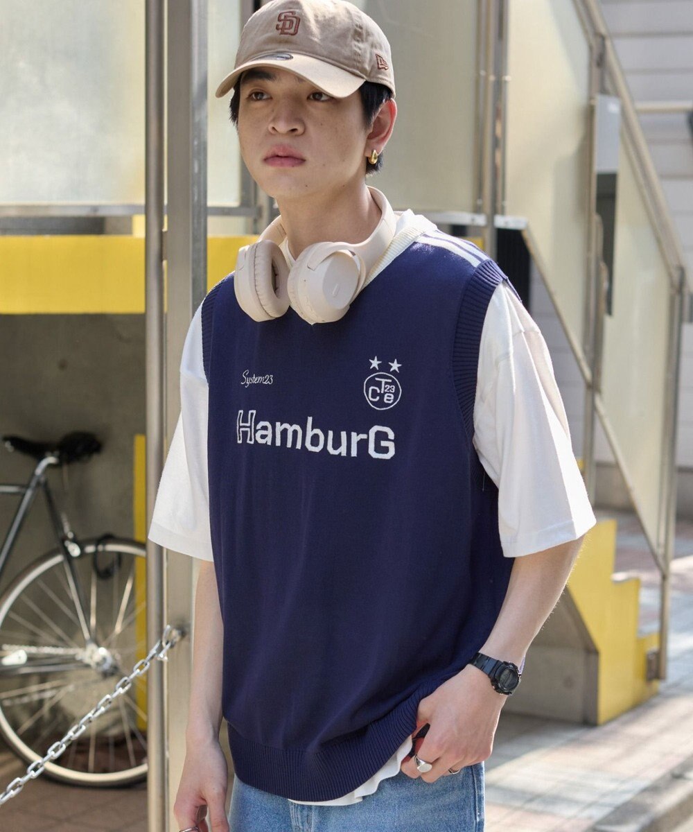 WEGO 【２点SET】アンサンブルゲームロゴニットベスト 