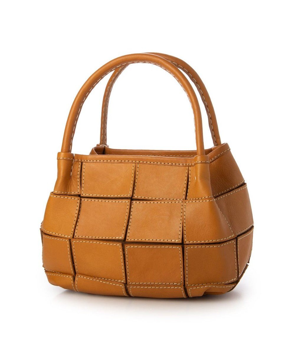 UNBILLION ピークスピーク PEAKSPEAK / 牛革パッチワーク・フラップトートS 