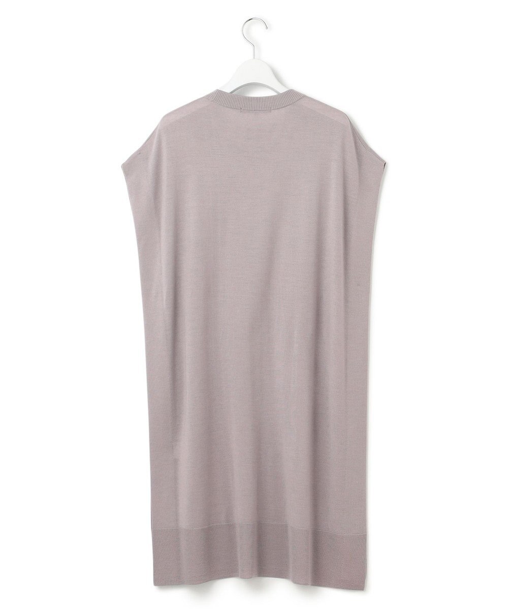 23区 L 【洗える】コンパクトウール ロングベスト 