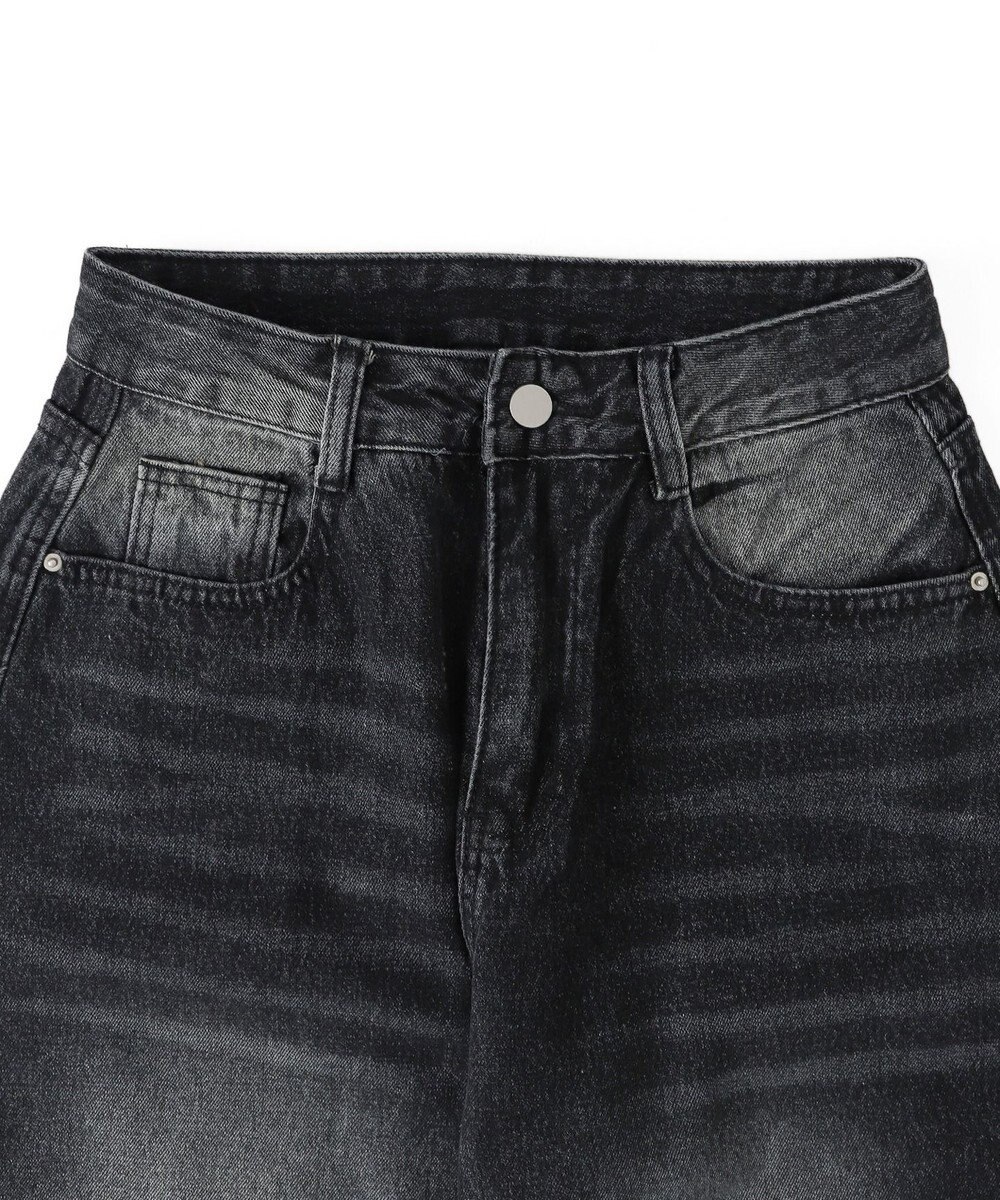 WEGO バックポケットロゴバギーデニム 