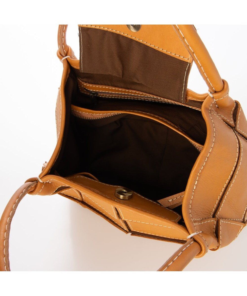 UNBILLION ピークスピーク PEAKSPEAK / 牛革パッチワーク・フラップトートS 