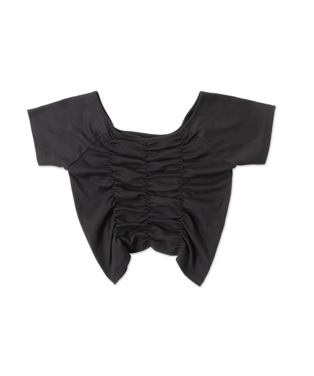 WEGO 2WAYシャーリングオフショルT 