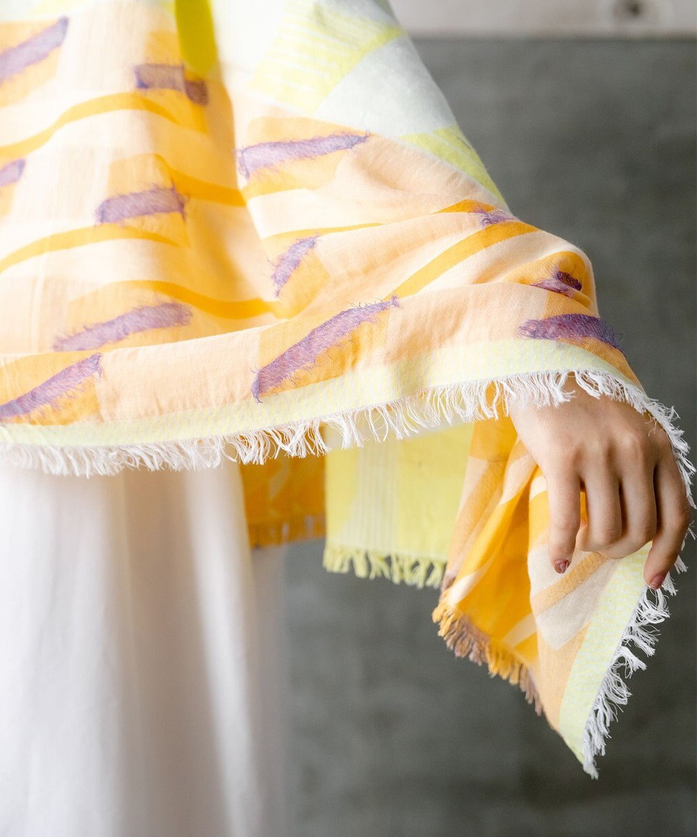 POLS コットン・キュプラ FUSAスカーフ 