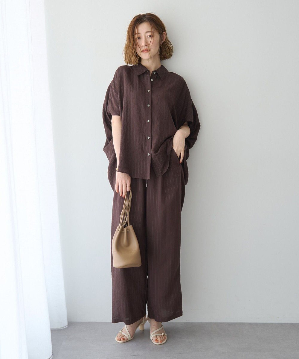 YECCA VECCA ストライプ柄シャツ 