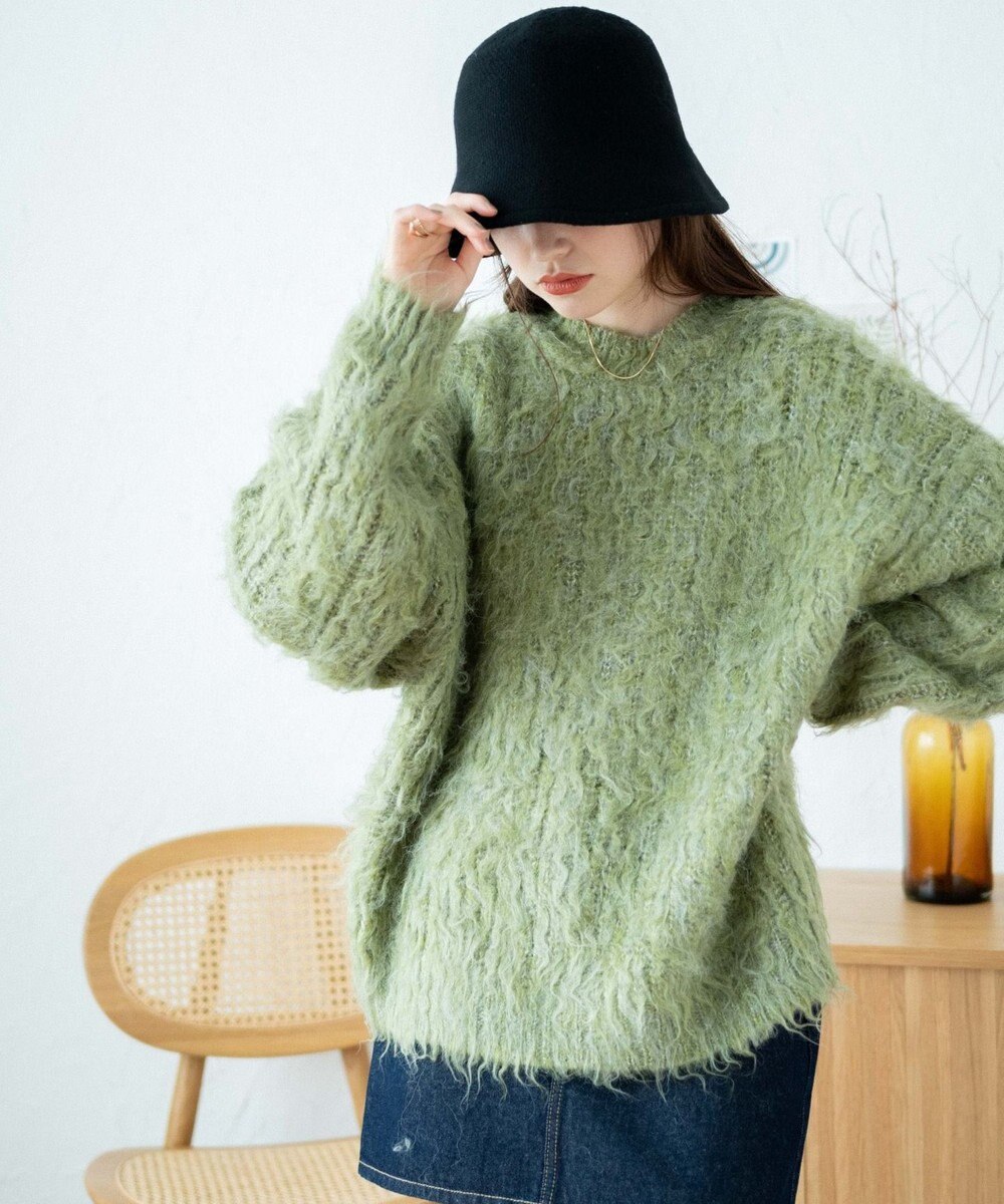 WEGO ブラッシュニットBIGプルオーバー 