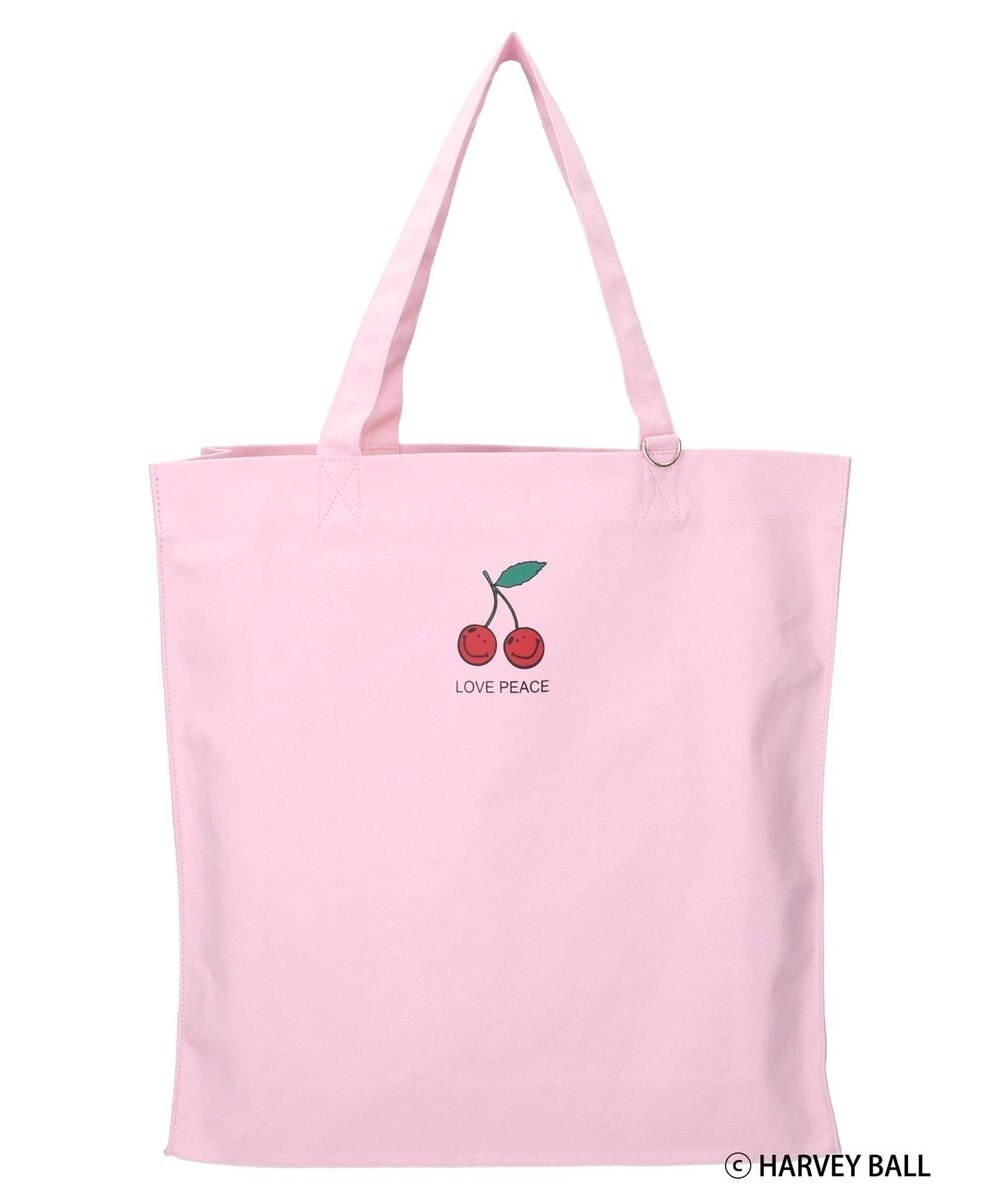 Green Parks Ｓｍｉｌｅｙ　Ｆａｃｅ／チェリープリントＢｉｇトートバック 