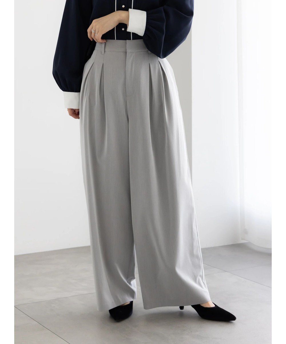 Te chichi タックワイドフルレングスパンツ 