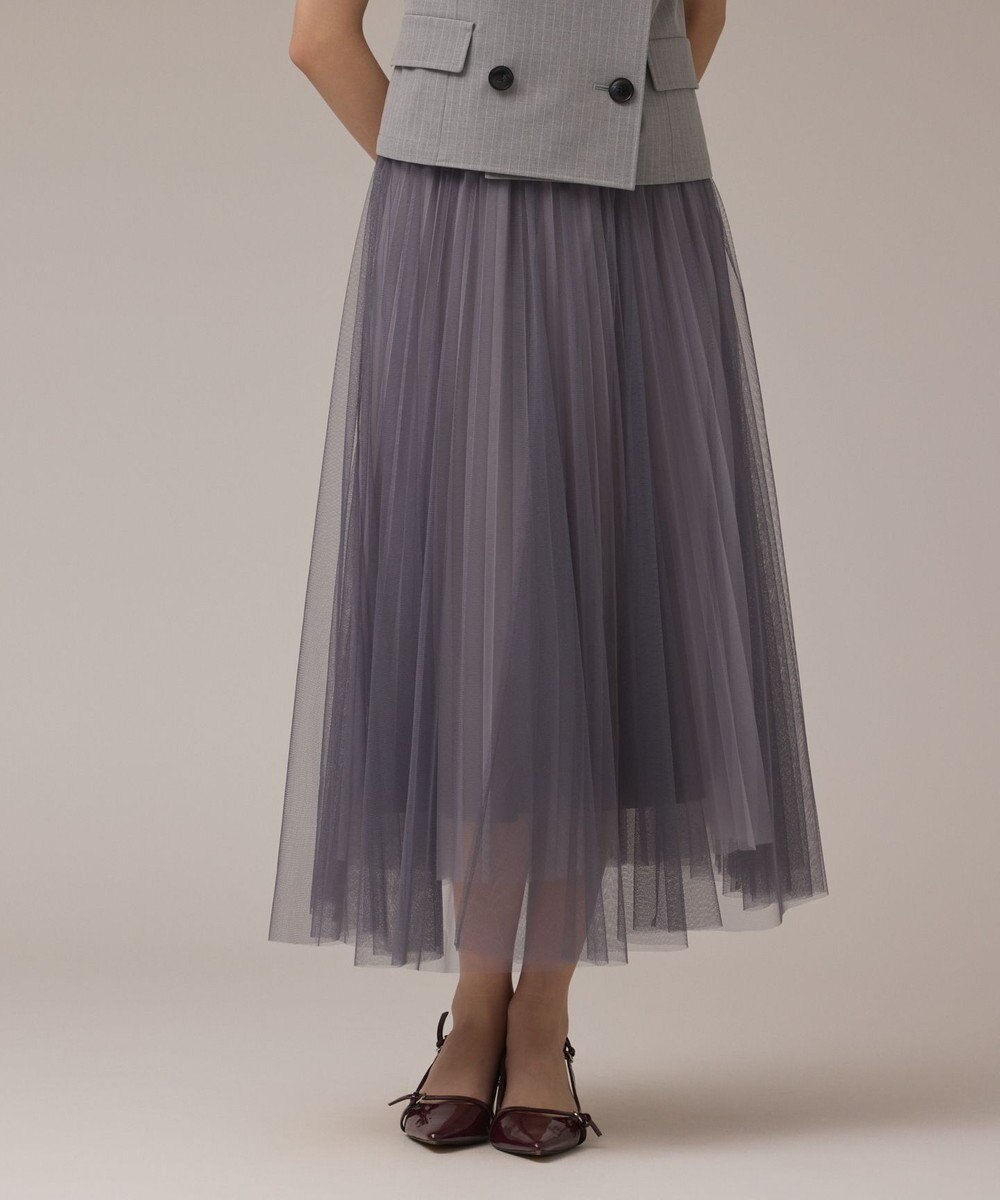 GRACE CONTINENTAL チュールリバーシブルスカート 