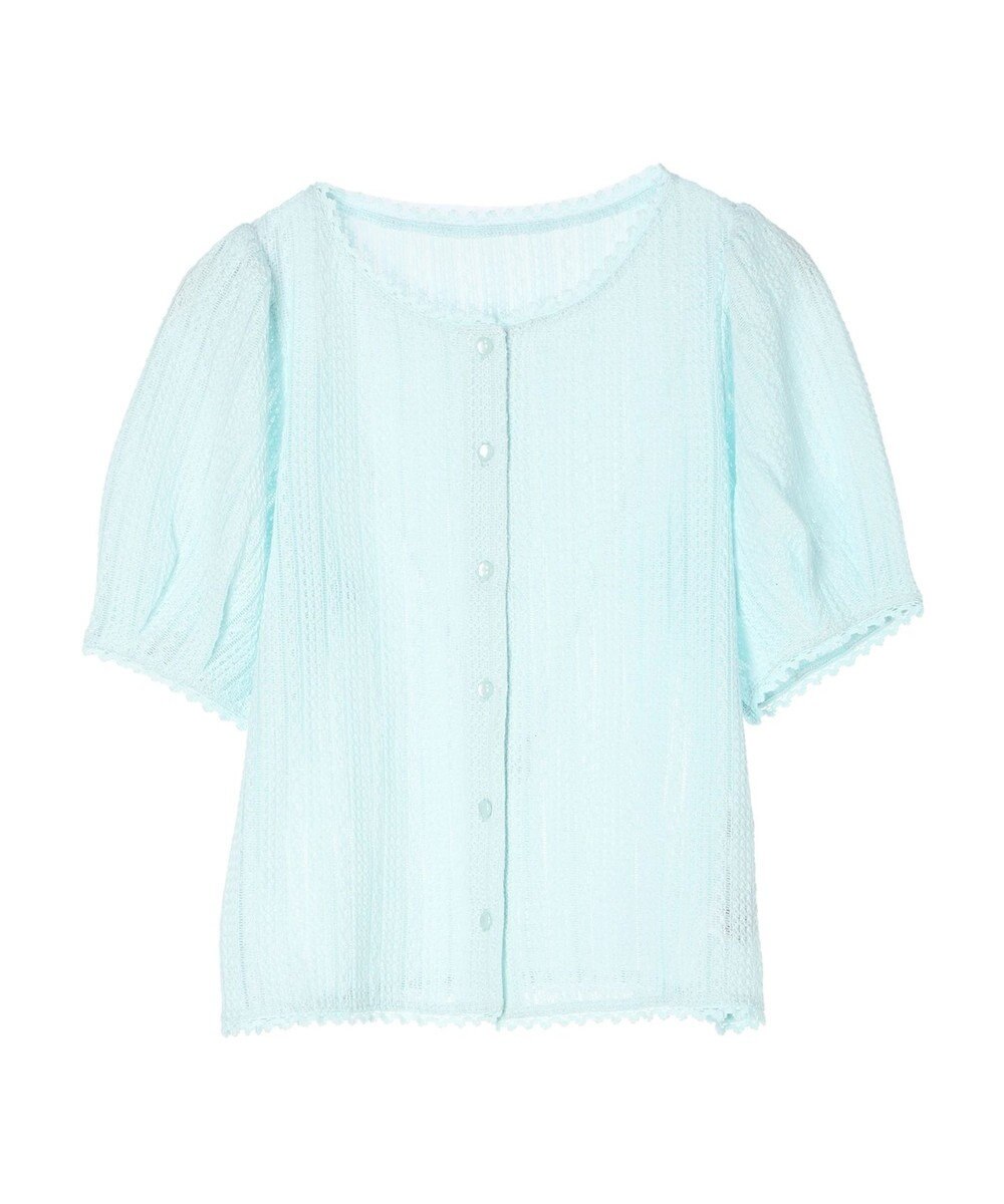 earth music&ecology コンパクトレースカーディガン 