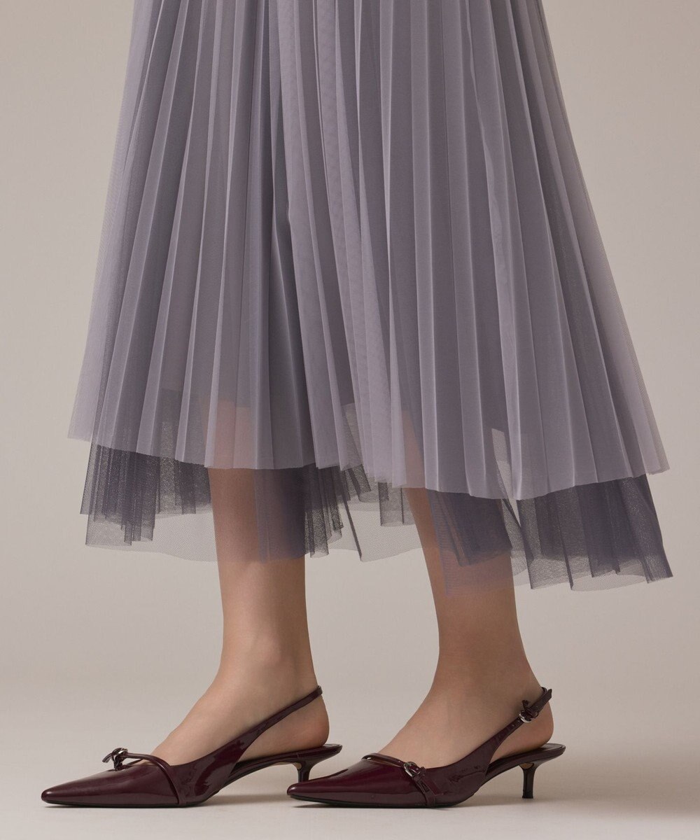 GRACE CONTINENTAL チュールリバーシブルスカート 