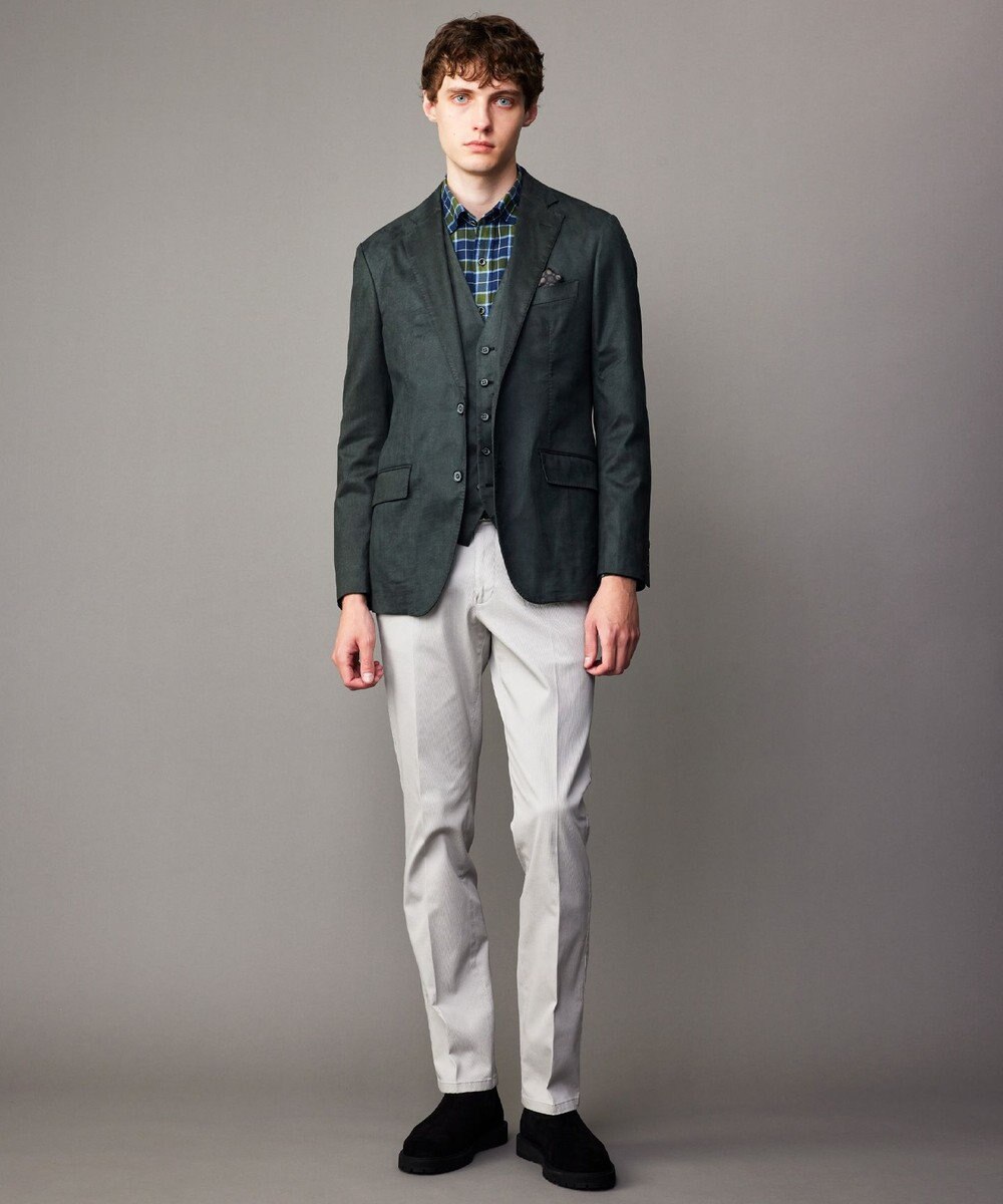 JOSEPH ABBOUD 【キングサイズ・ウエストも伸びる！・新色追加】オーガニックストレッチパンツ 