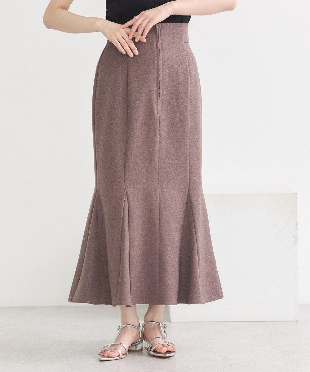 earth music&ecology フロントジップマーメイドスカート 