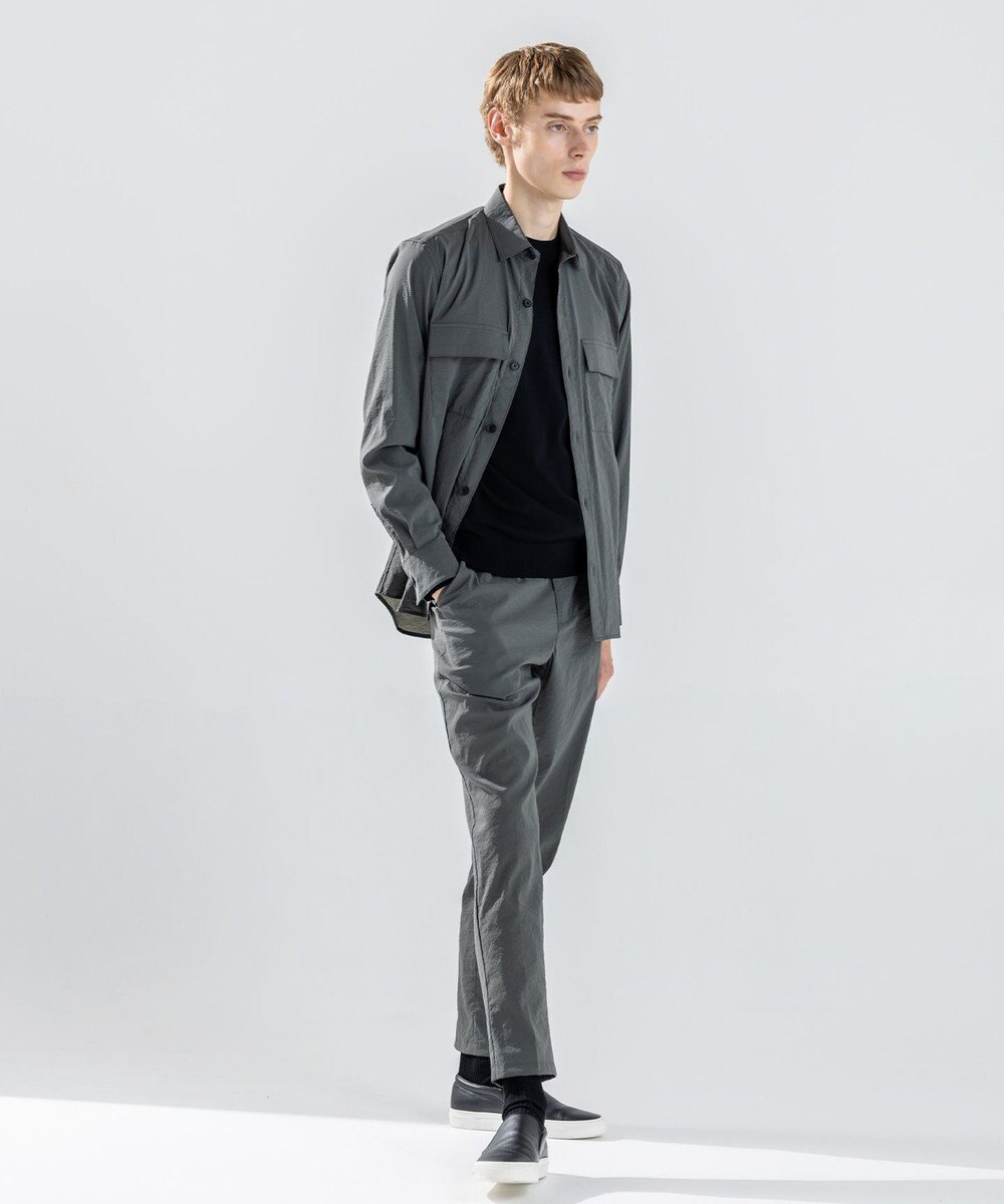 JOSEPH HOMME 新素材【ストレッチ】グレインウェーブストレッチ ドロスト付テーパードパンツ / PEGG CONVERTIBLE 