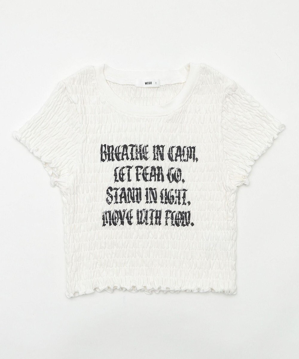 WEGO ロゴシャーリングちびT 