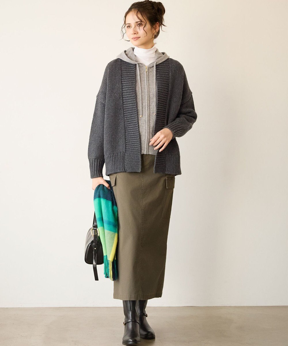 23区 L 【SLOW/一部店舗限定】シアーフライス タートルネック カットソー 