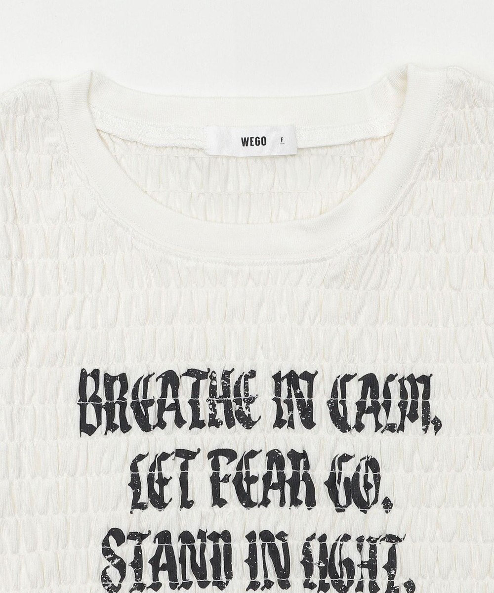 WEGO ロゴシャーリングちびT 