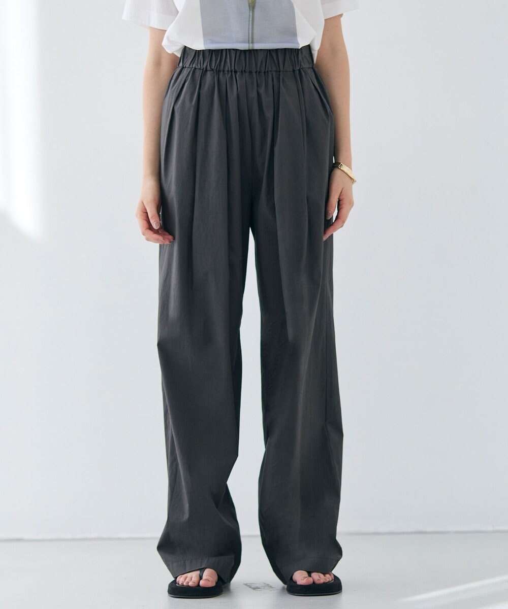 BEIGE， 【洗える・CLUEL 5月号掲載】MALLOW / コットンイージーワイドパンツ 