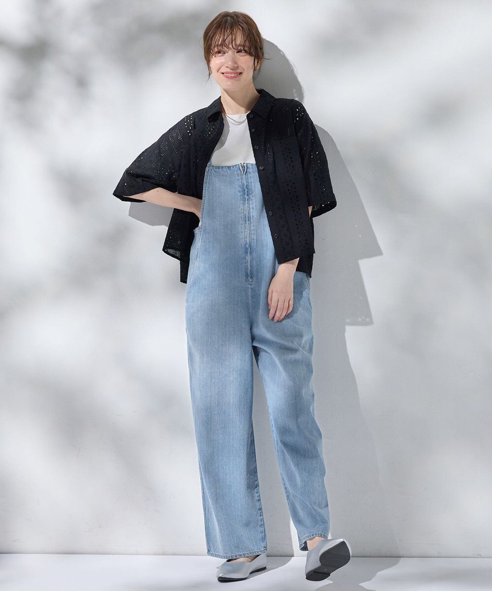 ANY L エンブロイダリーシャツ 