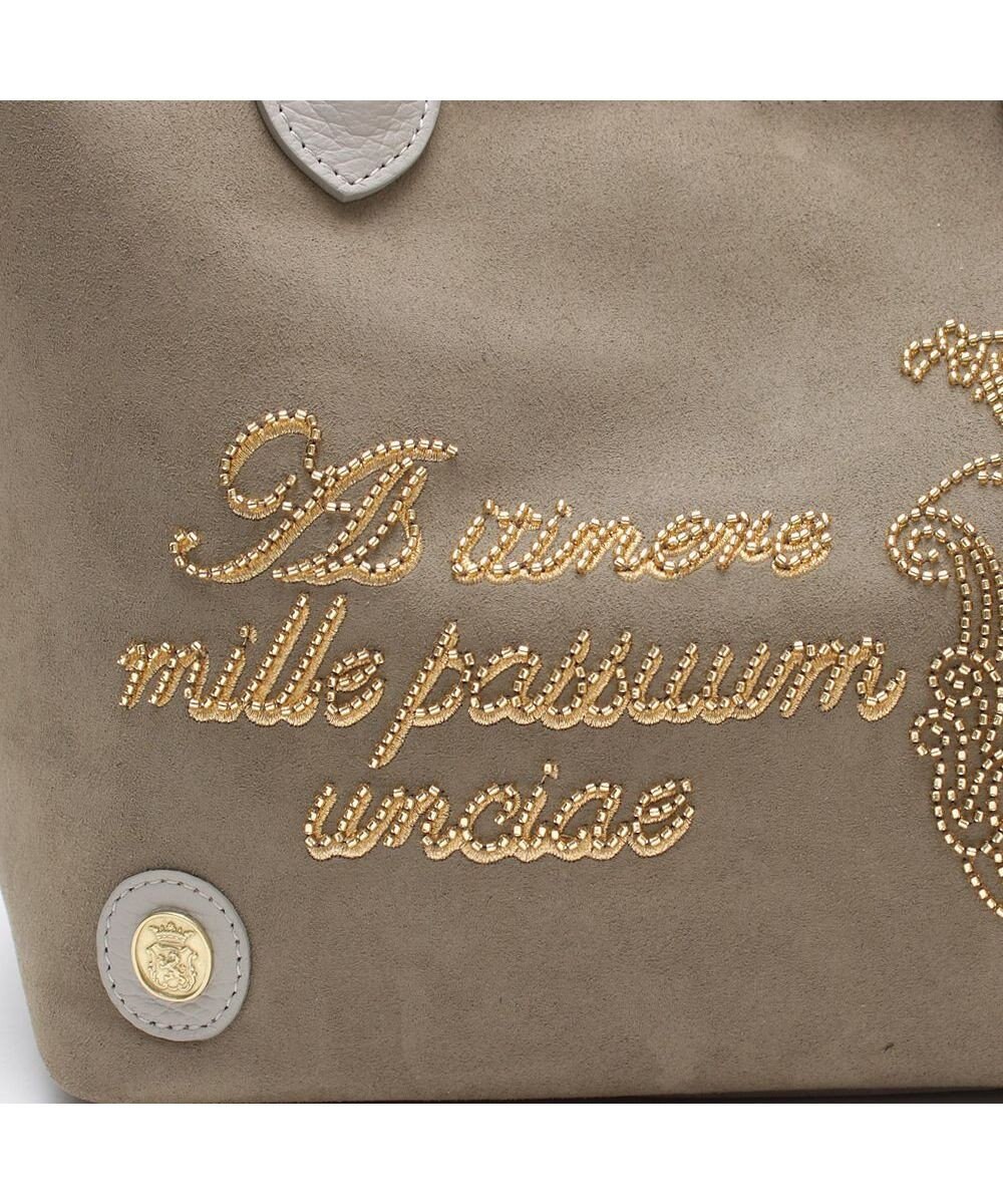 A.D.M.J. 【ファブリック】スエードプラス/マーキスショルダーストラップ付トート25cm 