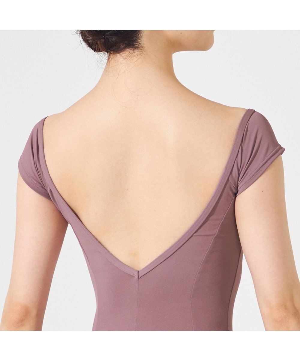 Chacott ◎【Nela ライン】キャップスリーブレオタード 