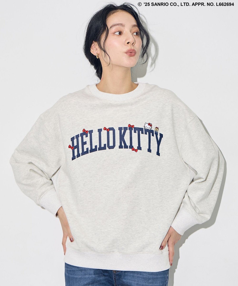 ANY 【ハローキティ×ANY】ロゴスウェット 