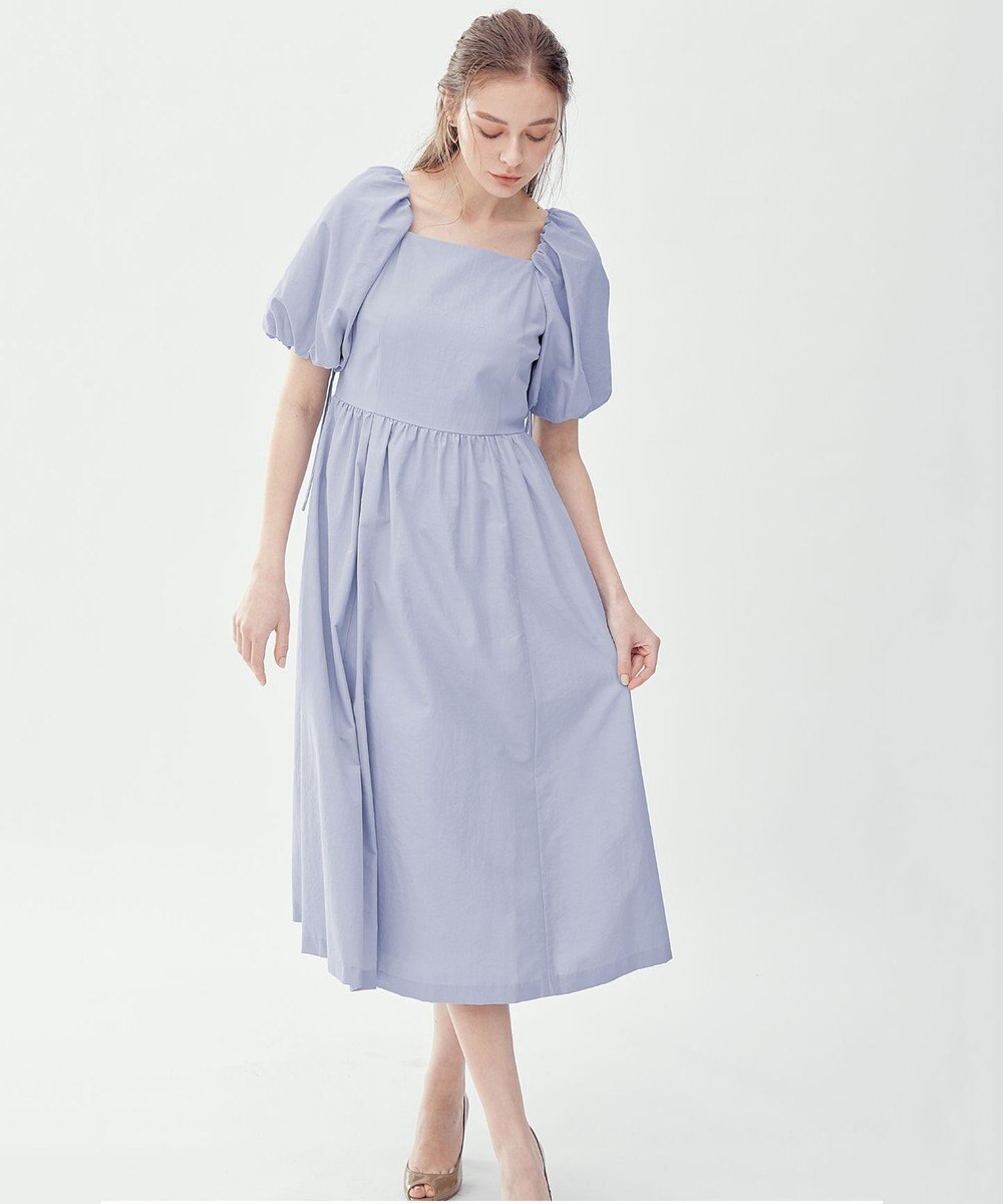 23区 【APPLAUDIR】スクエアネックタフタ ドレス 