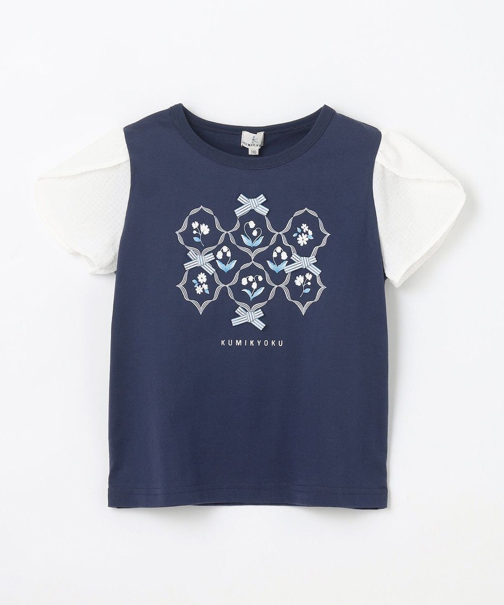 組曲 KIDS 【110-140㎝】スズランプリント Tシャツ 