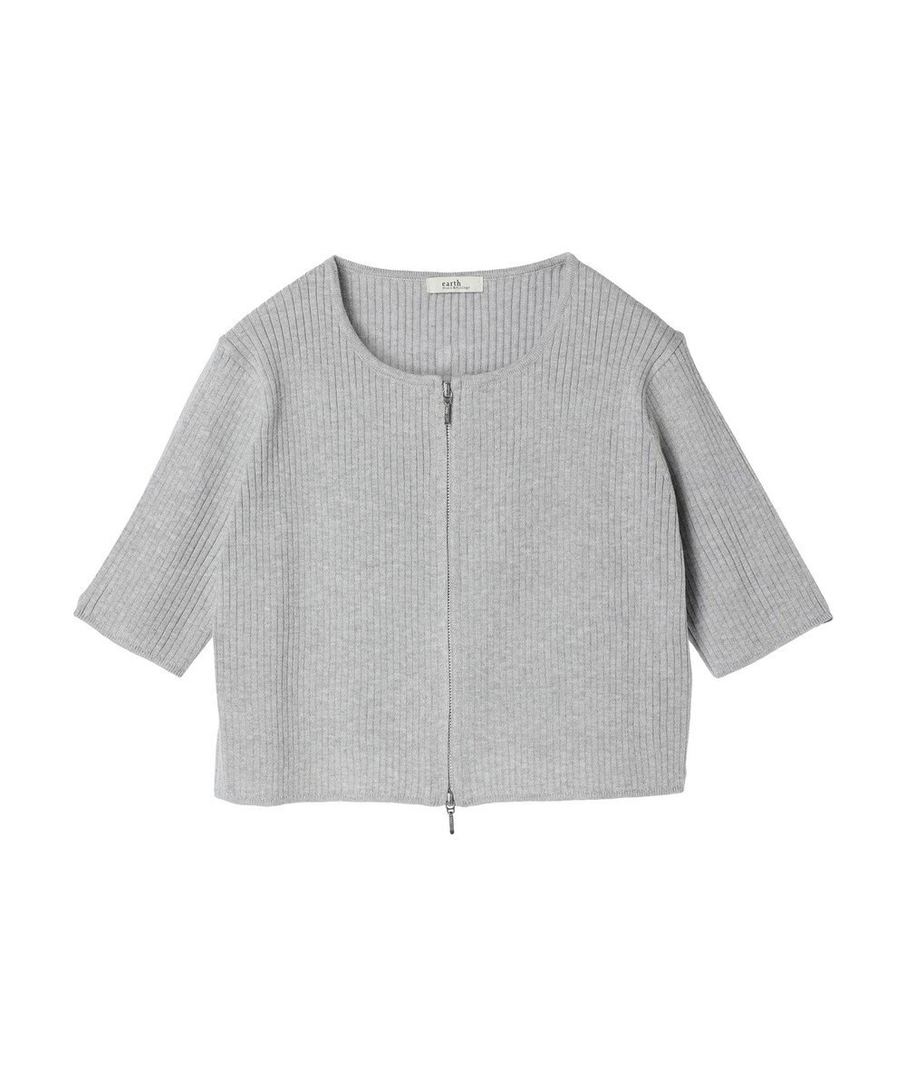 earth music&ecology ダブルジップカーディガン 