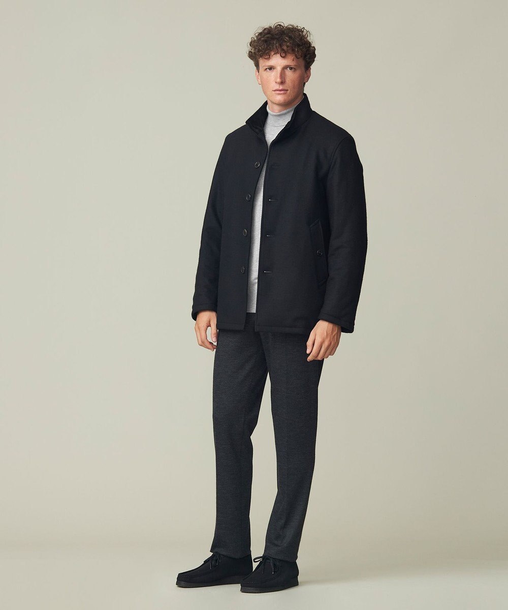 J.PRESS MEN ショートカーコート スタンドカラーブルゾン 