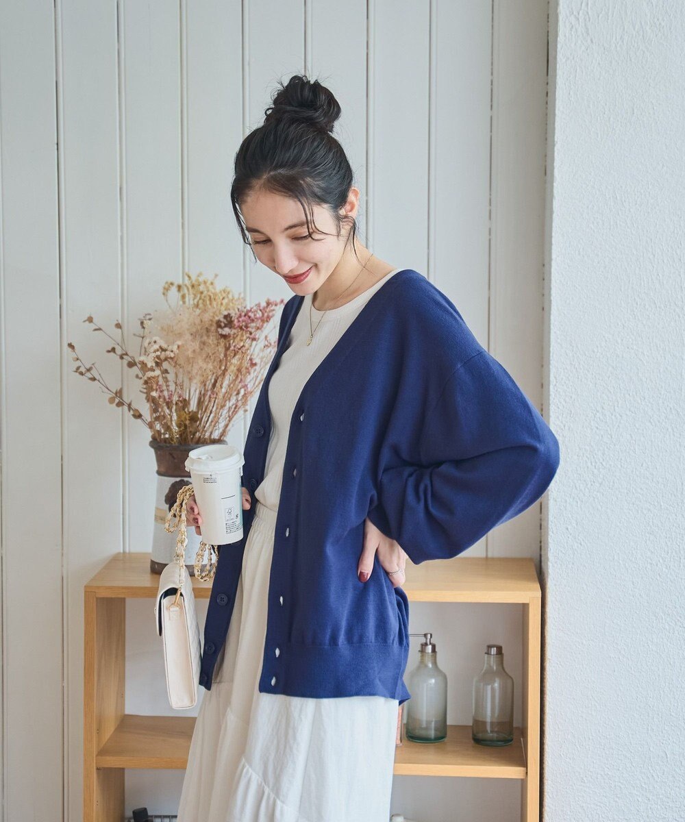 WEGO 【ユニセックス着用ITEM/MLサイズ展開】ドロップショルダーカーディガン 