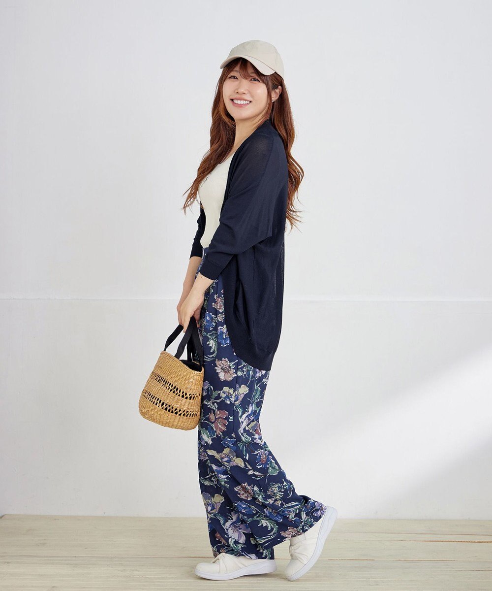 Tiaclasse 【洗える】アソートプリントワイドパンツ 