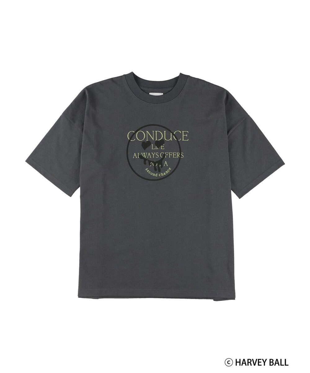 Green Parks Ｓｍｉｌｅｙ　Ｆａｃｅ／スマイル＋ロゴＢｉｇＴシャツ 