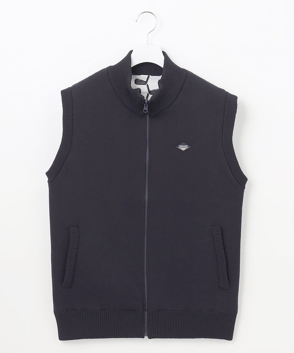 23区GOLF 【MEN】【ウォッシャブル】リバーシブル ニットベスト 