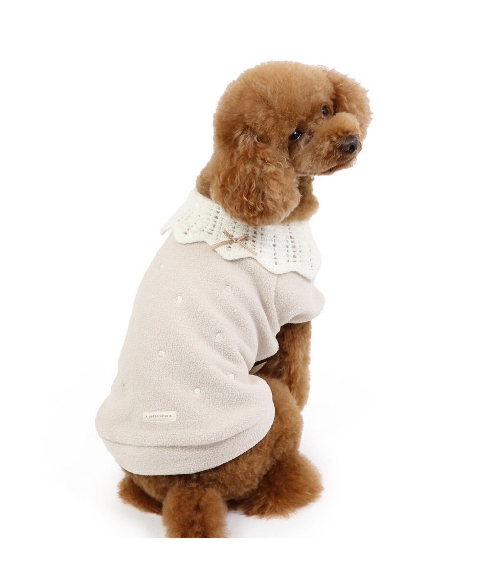 PET PARADISE ペットパラダイス ワンダフル ストレッチ フリース 《 ニット襟 》小型犬 