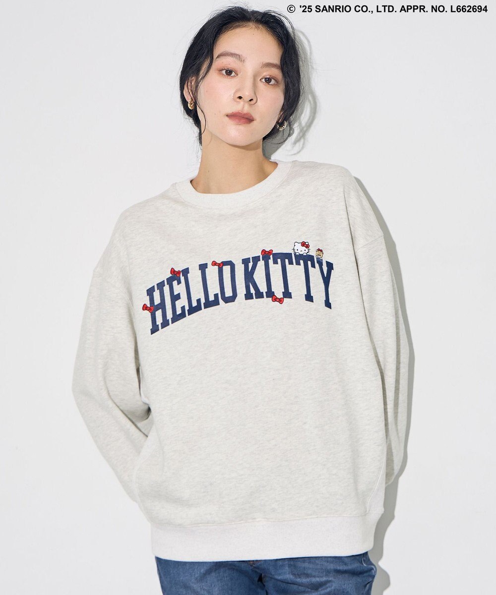 ANY 【ハローキティ×ANY】ロゴスウェット 