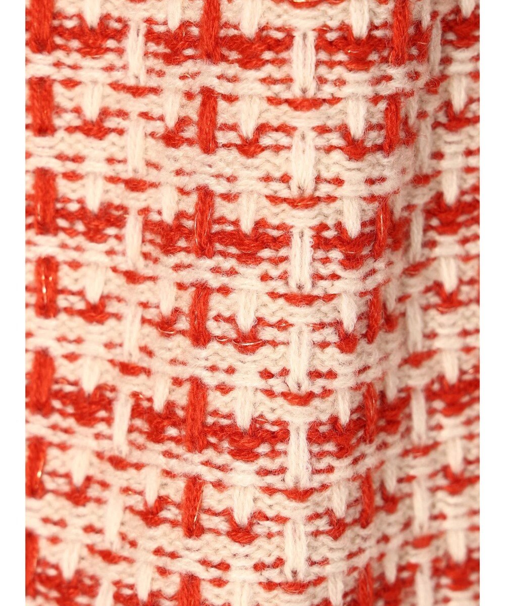 Green Parks ・ｆｕｒｒｙ　ｒａｔｅ　ツィードラメニットスカート 