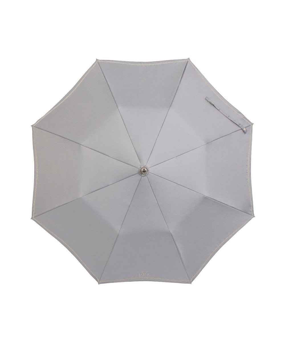 MOONBAT 【 遮光率100％/遮熱/UV】FURLA(フルラ) 晴雨兼用日傘 ジッパー刺繍 折りたたみ傘 楽折 