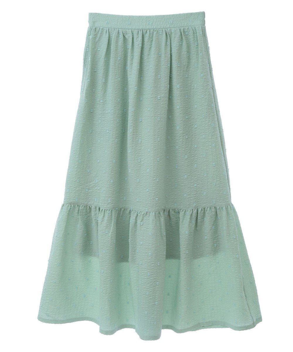 earth music&ecology ドットドビーフレアスカート 