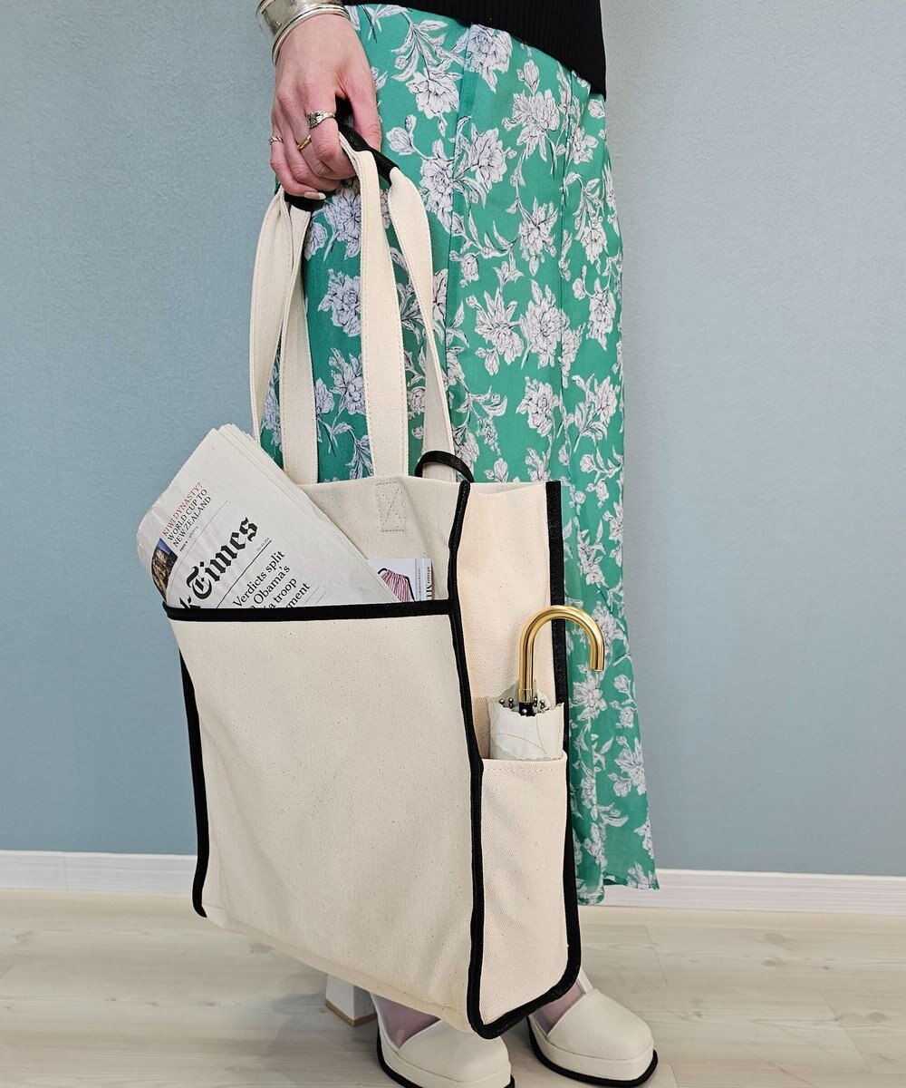 style code 【MERCURYDUO/マーキュリーデュオ】カードケース付　キャンバストートバッグ 推し活バッグ 