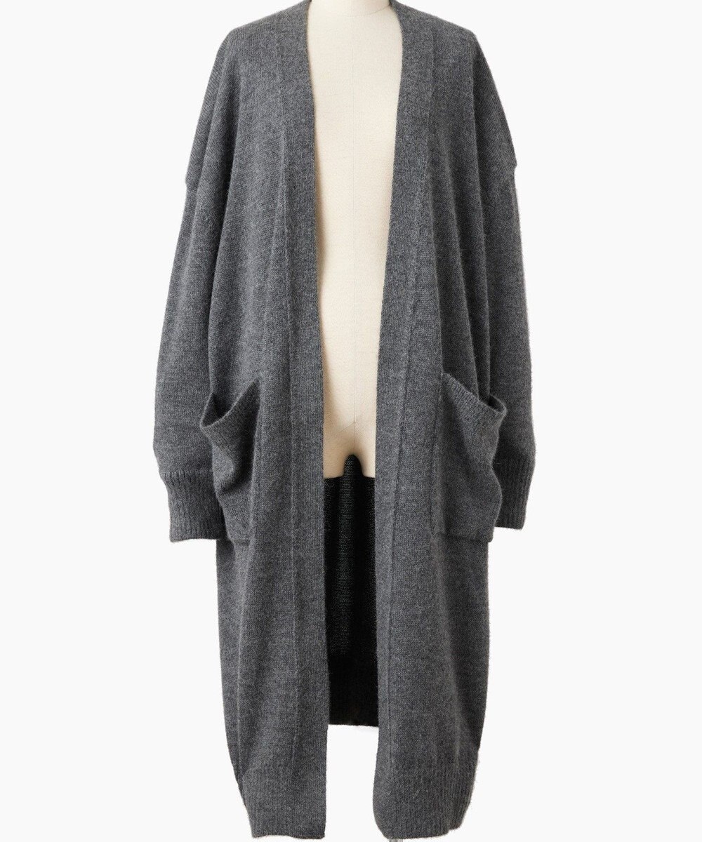 TOQUE 〈大草直子さんアドバイザー〉【天然素材】ベビーアルパカ ローゲージニットコート 