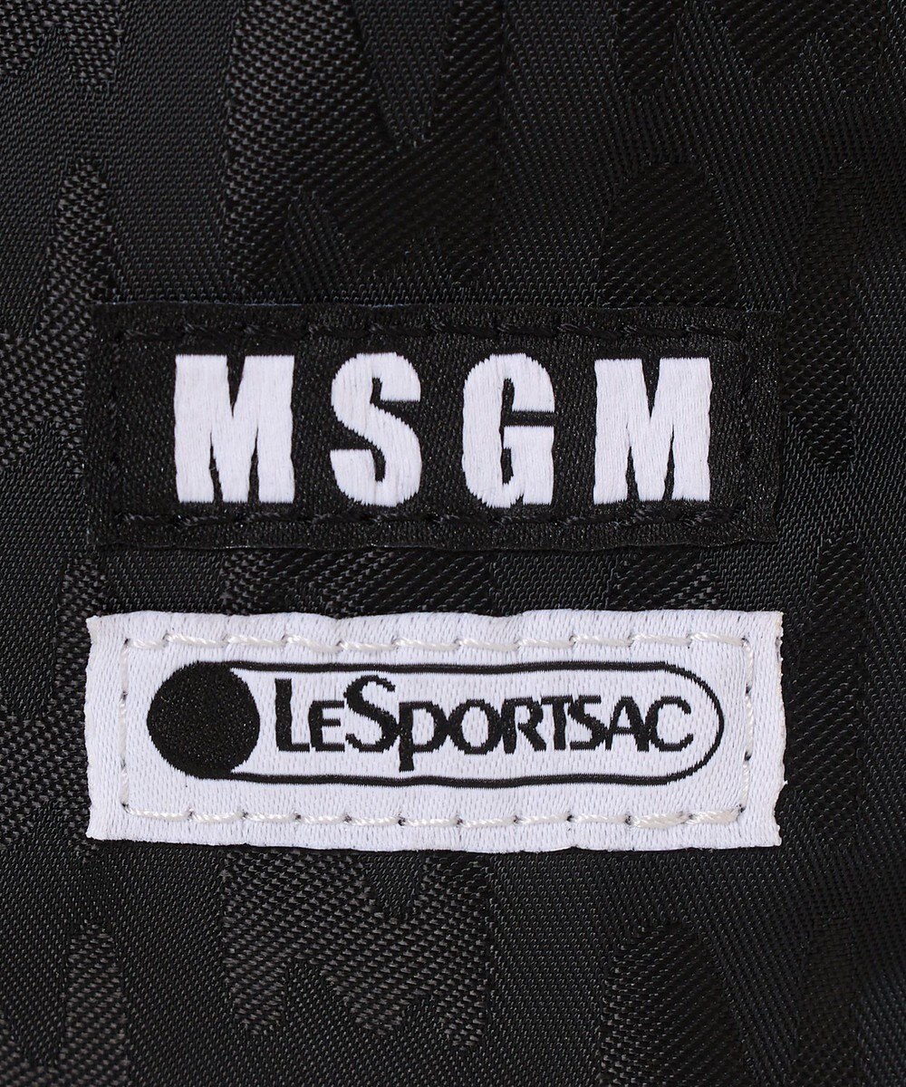 LeSportsac MSGM LG BOAT TOTE/ボートトートブラックジャカード 