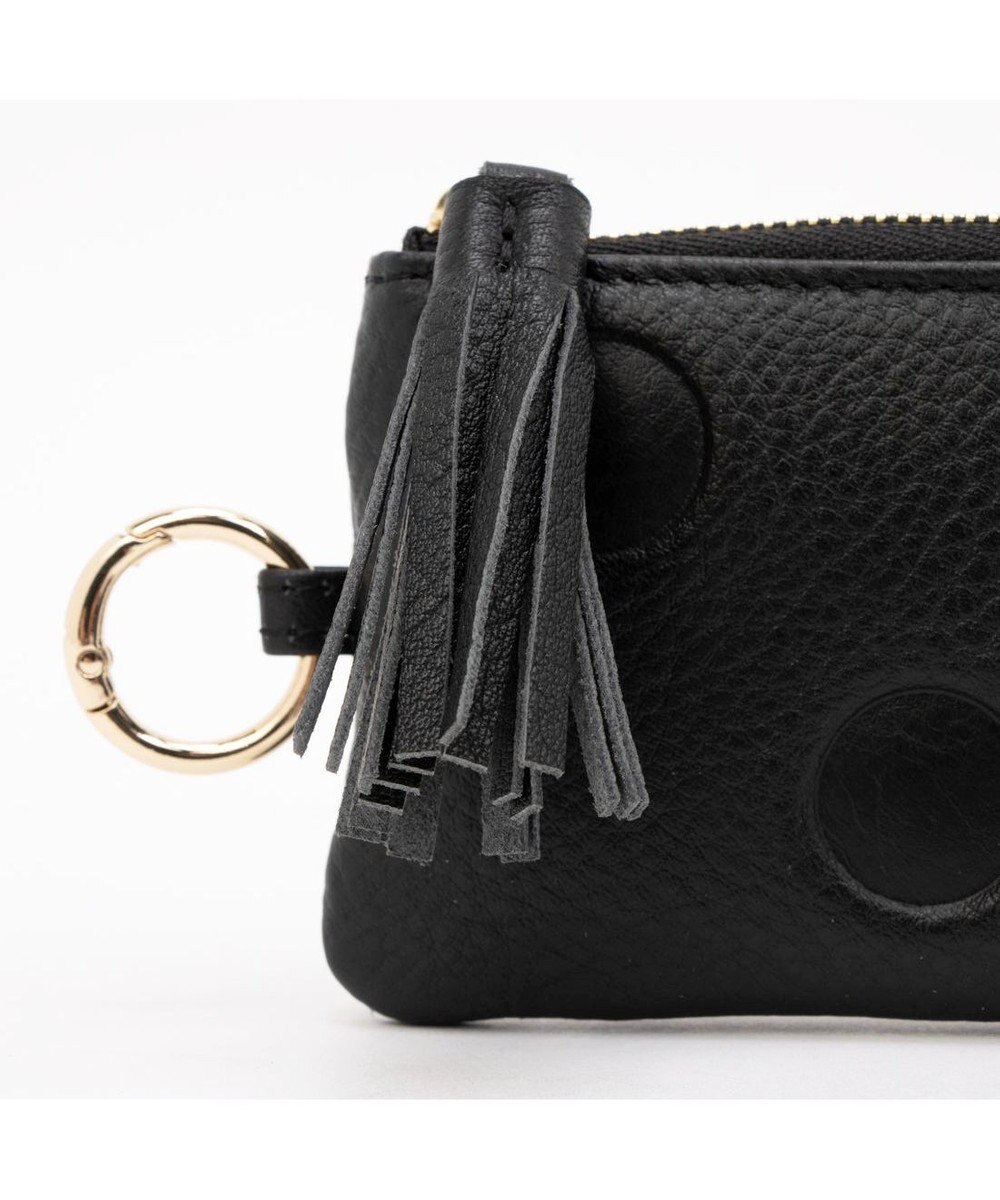 UNBILLION ペルケ perche / ドット型押し・ジャバラカマルチケース 